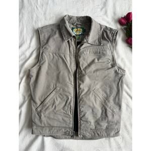 Cabela's Canvas Fleece Lined Vest Size Medium